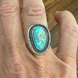Native American Turquoise Size 6 1/4